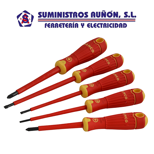 juego 5 destornilladores BAHCOFIT AISLO SNA B220.005